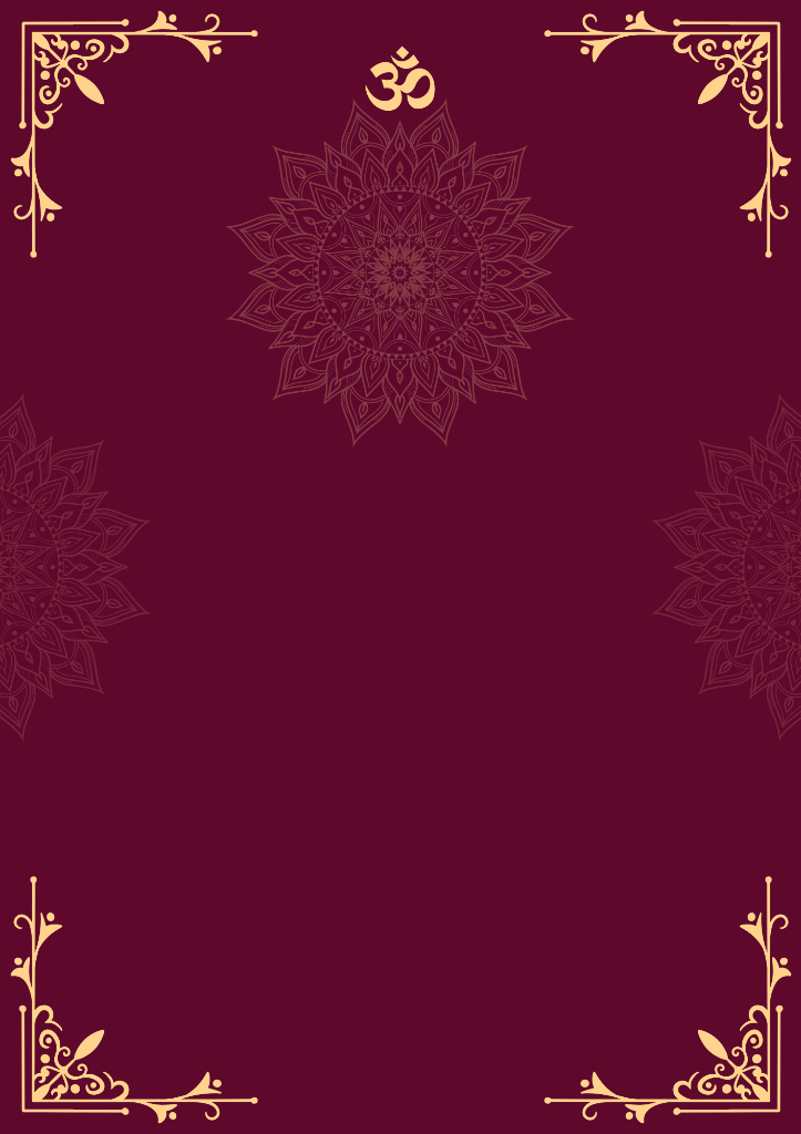 Maroon Mandala Bg